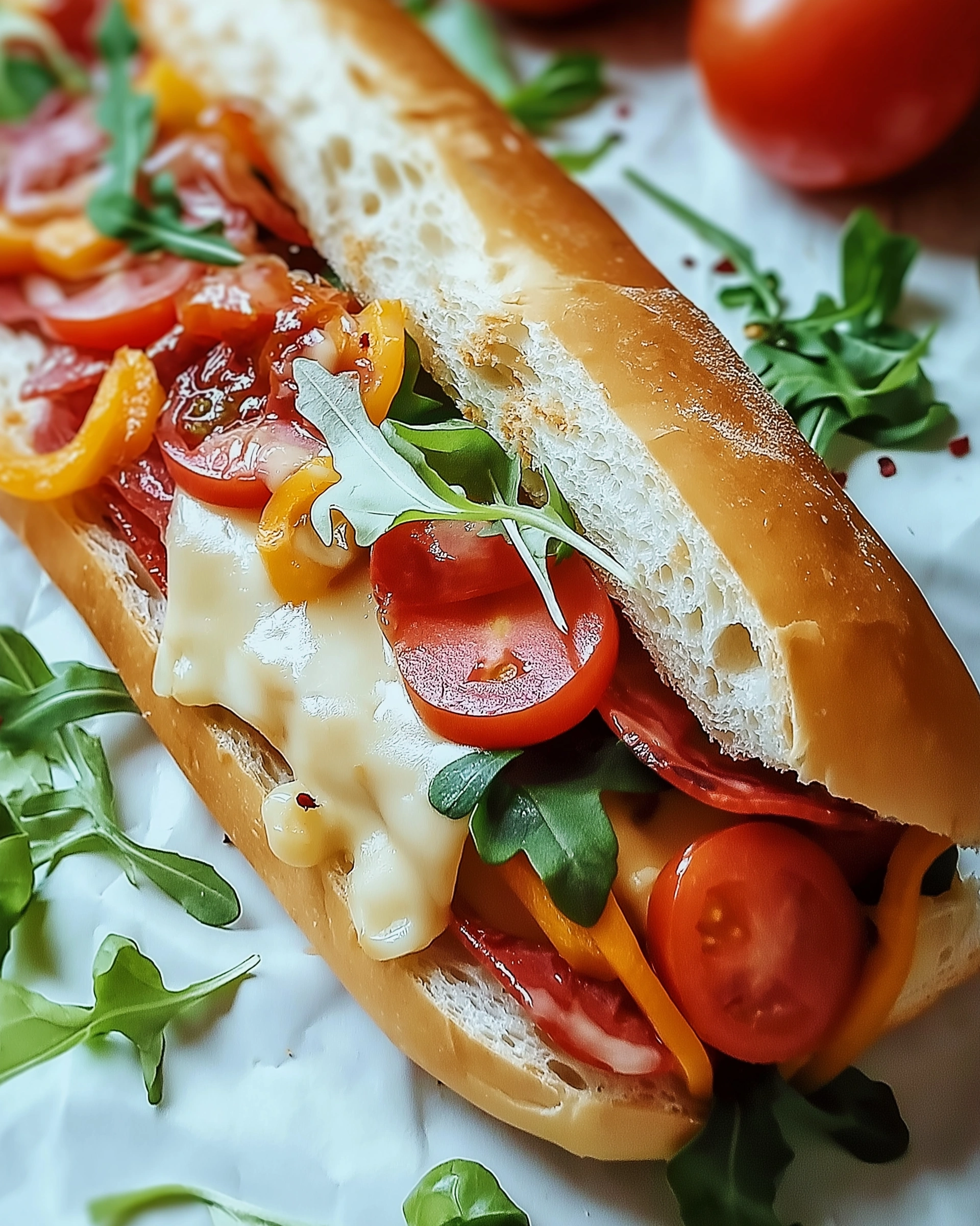 Italienisches Baguette-Sandwich: Ein Genuss für jeden Tag!