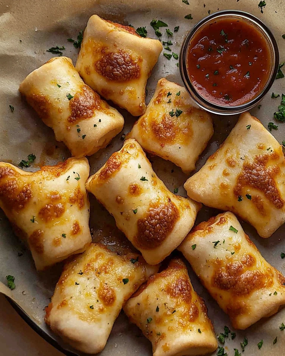 Käse-Pizza-Röllchen aus der Heißluftfritteuse begeistern!