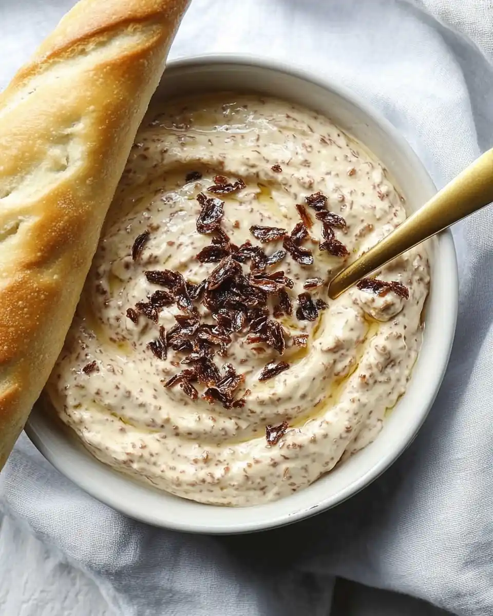 Karamellisierter Zwiebel-Dip: Ein köstlicher Genuss für Partys!