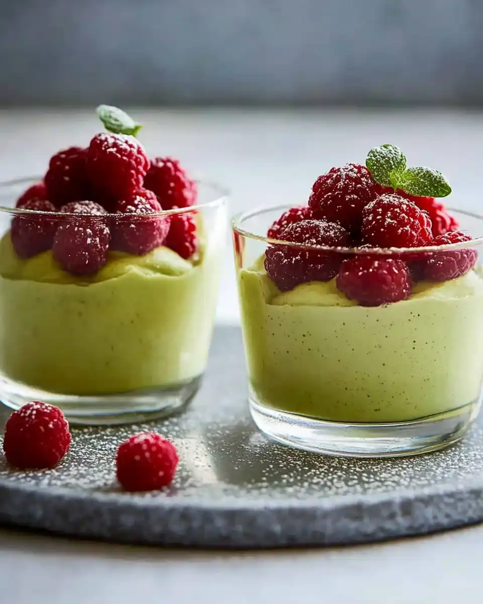 Matcha-Pudding mit Beeren: Ein himmlisches Dessert genießen!