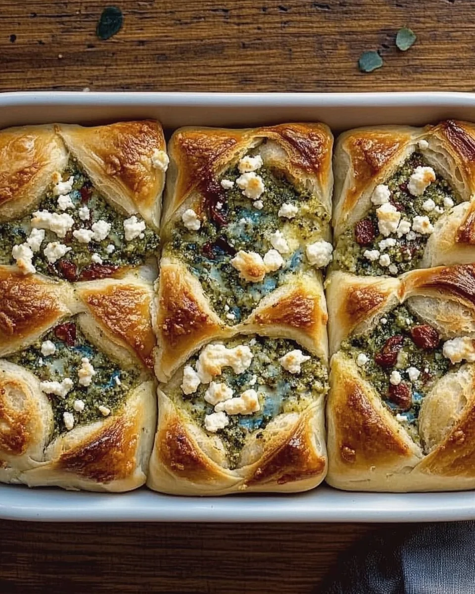Pesto-Feta-Rollen: Leckeres Rezept für jeden Anlass!