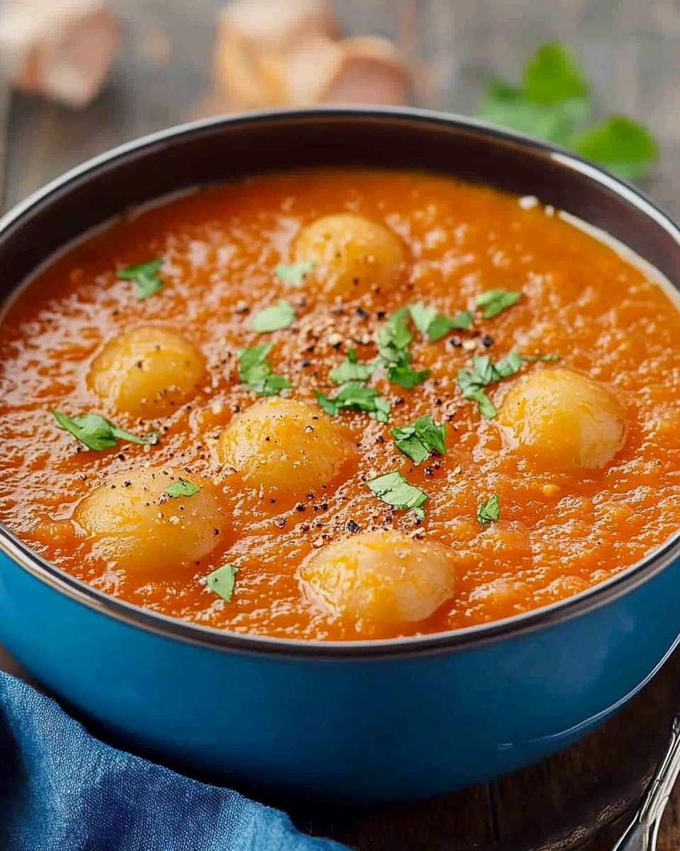 Rote Linsen-Tomaten-Suppe: Ein einfaches Rezept!