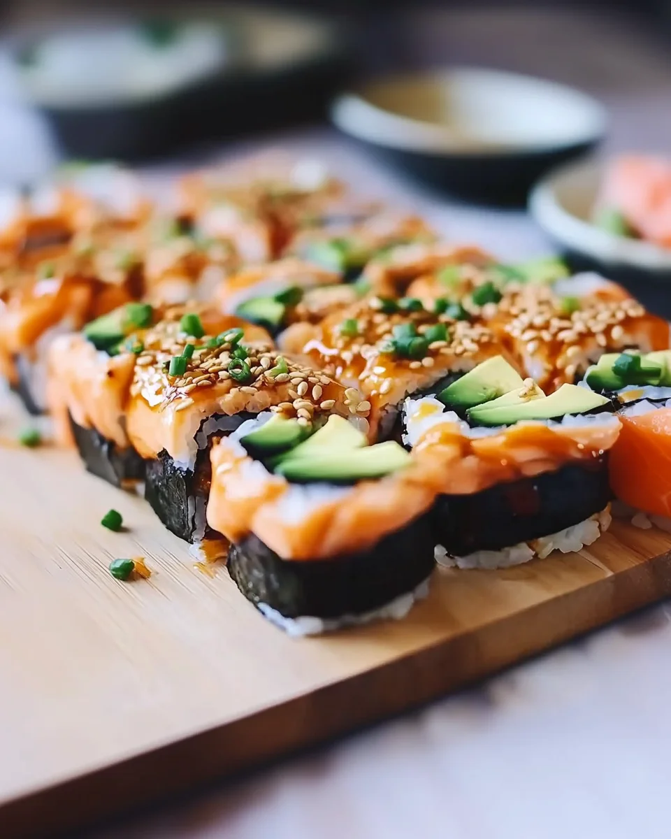 Scharfer Lachs Sushi Auflauf: Ein Genuss für Feinschmecker!