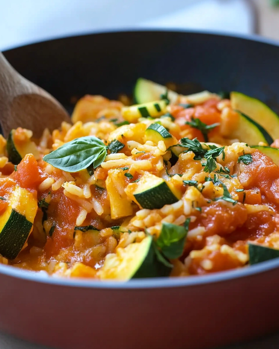 Zucchini-Tomaten-Reis: So einfach schmeckt's lecker!