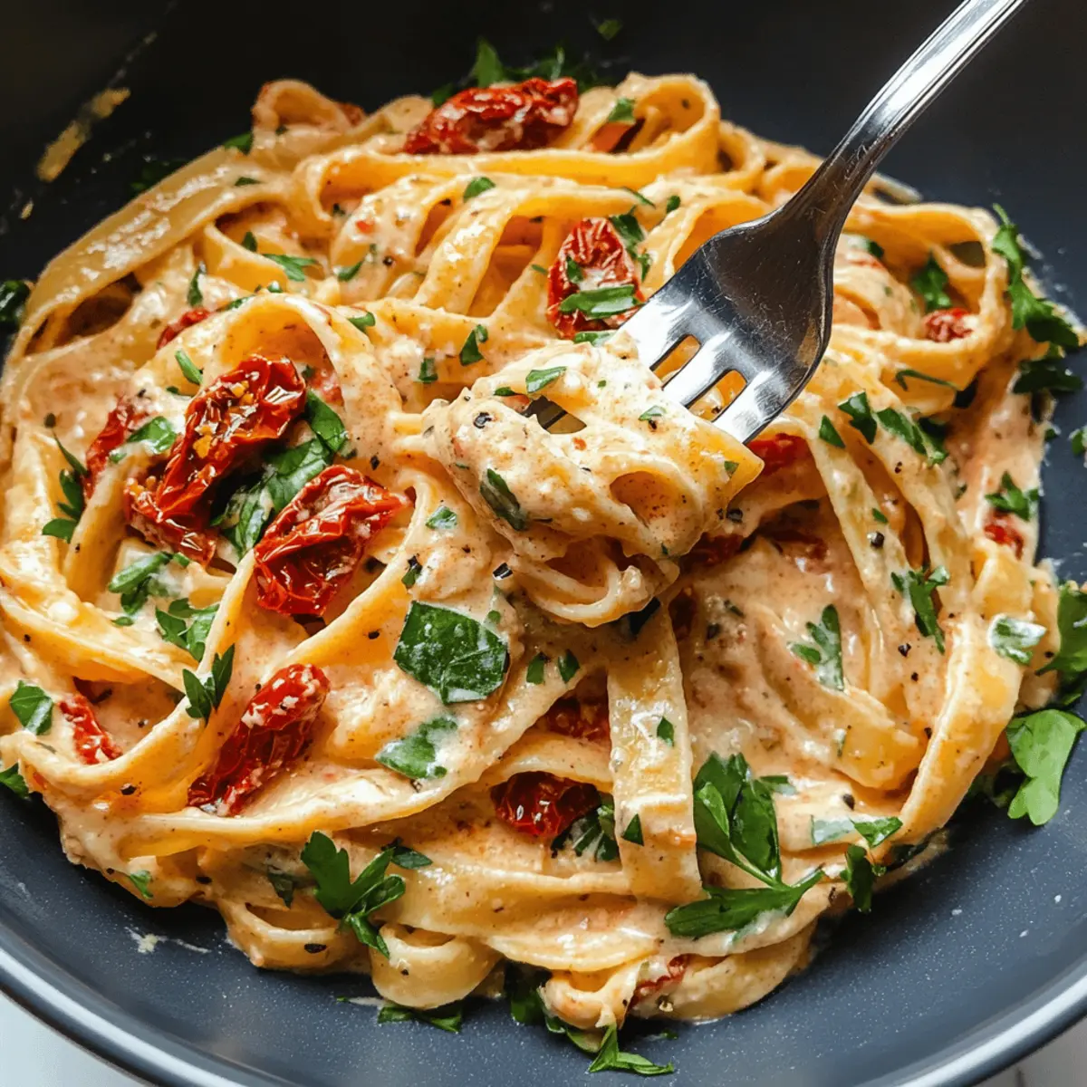 Sonnengetrocknete Tomatenpasta: Cremiger Genuss für Alle