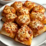 Luftfritteusen-Pizza-Rollen