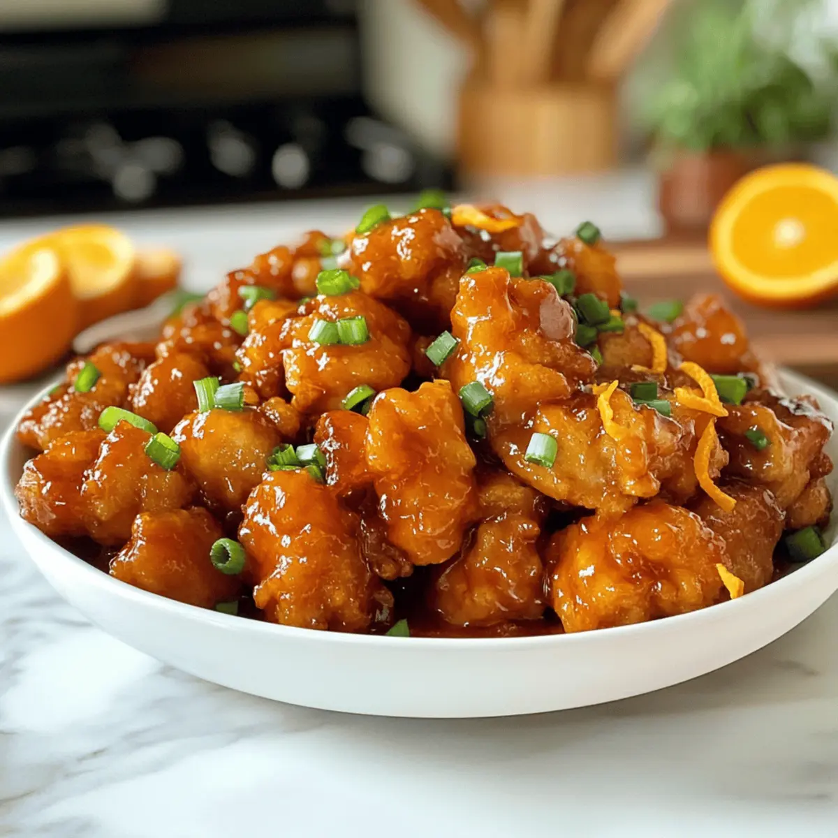 Orangenhühnchen wie beim Chinesen – Gesund und Lecker