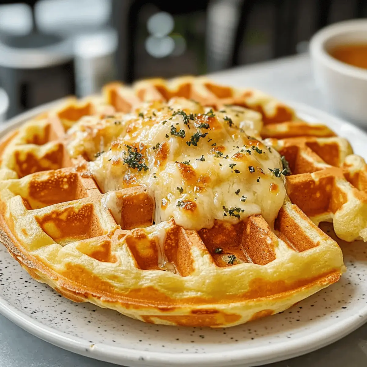 Käse Knoblauch Waffeln: Ein herzhafter Genuss