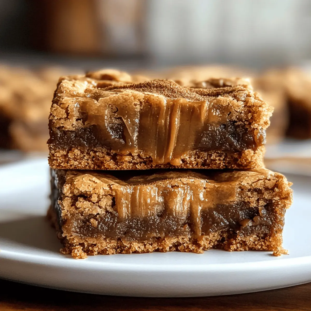 Keksebutter Blondies: Verführerische, weiche Dessertstücke