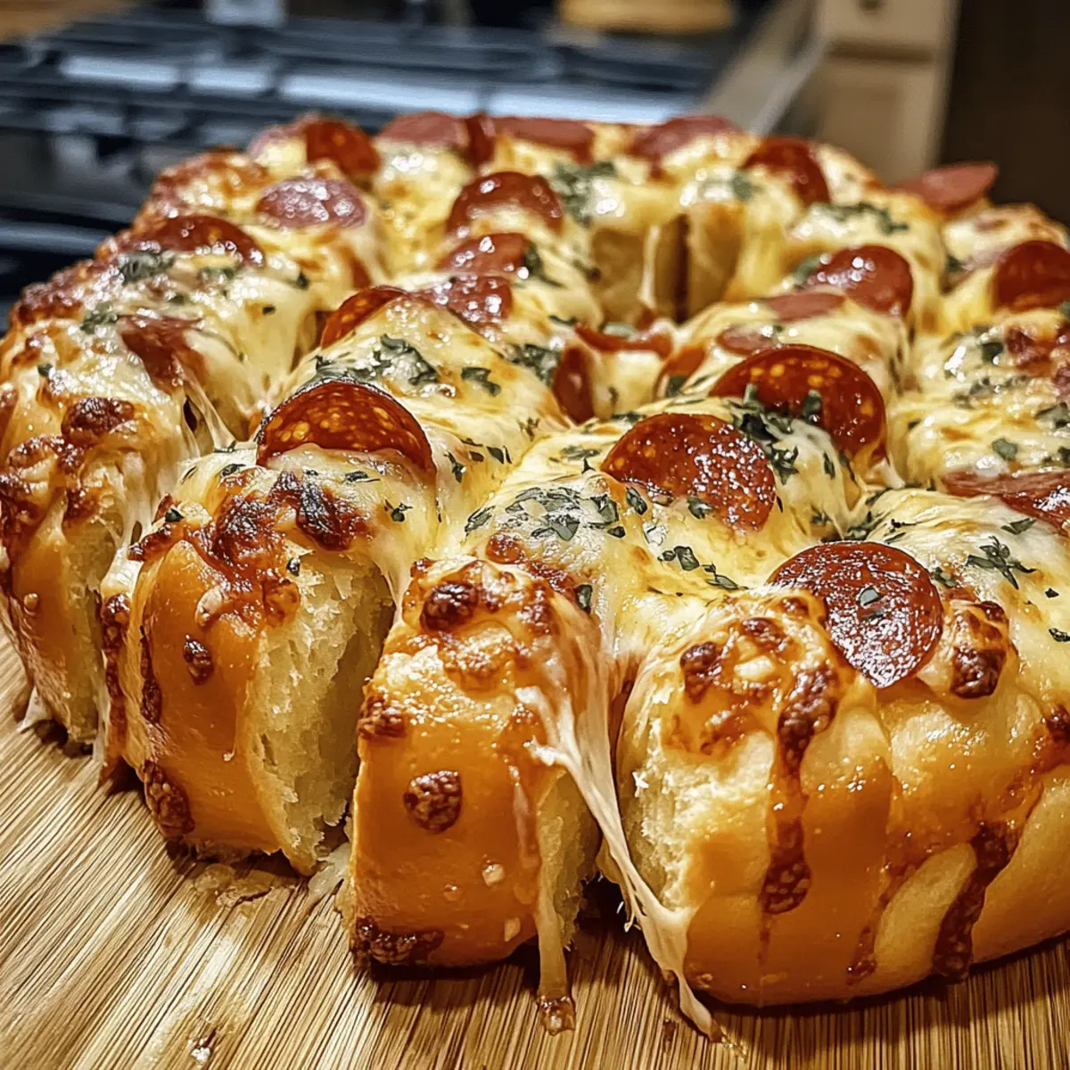 Zupfbrot Pizza: Der ultimative Käsegenuss