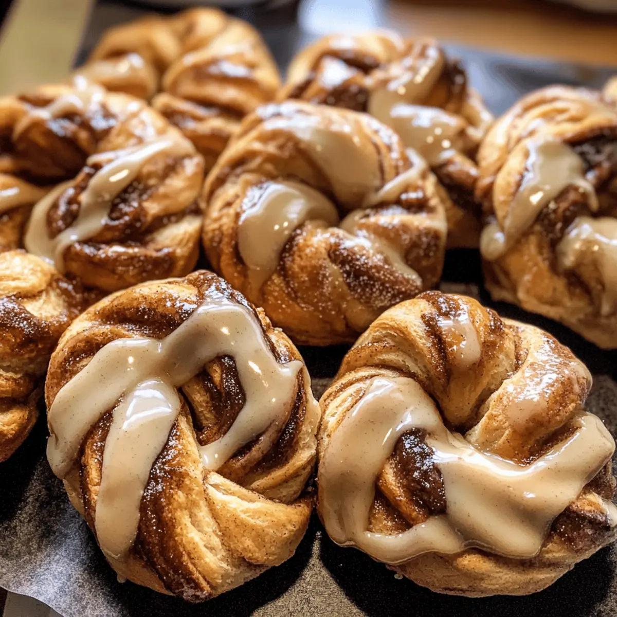 Zimtschnecken mit Kaffeeguss schnell und einfach