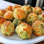 Gebratene Brokkoli-Käsebällchen