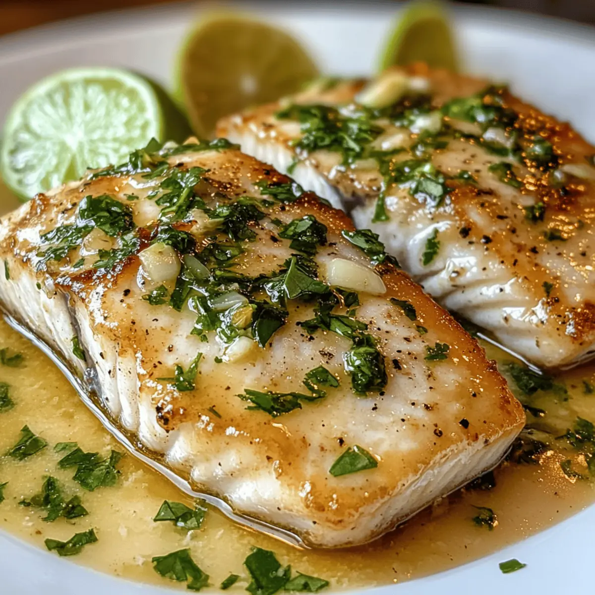 Kokosnuss-Limetten-Fisch mit Knoblauchbutter für Einsteiger