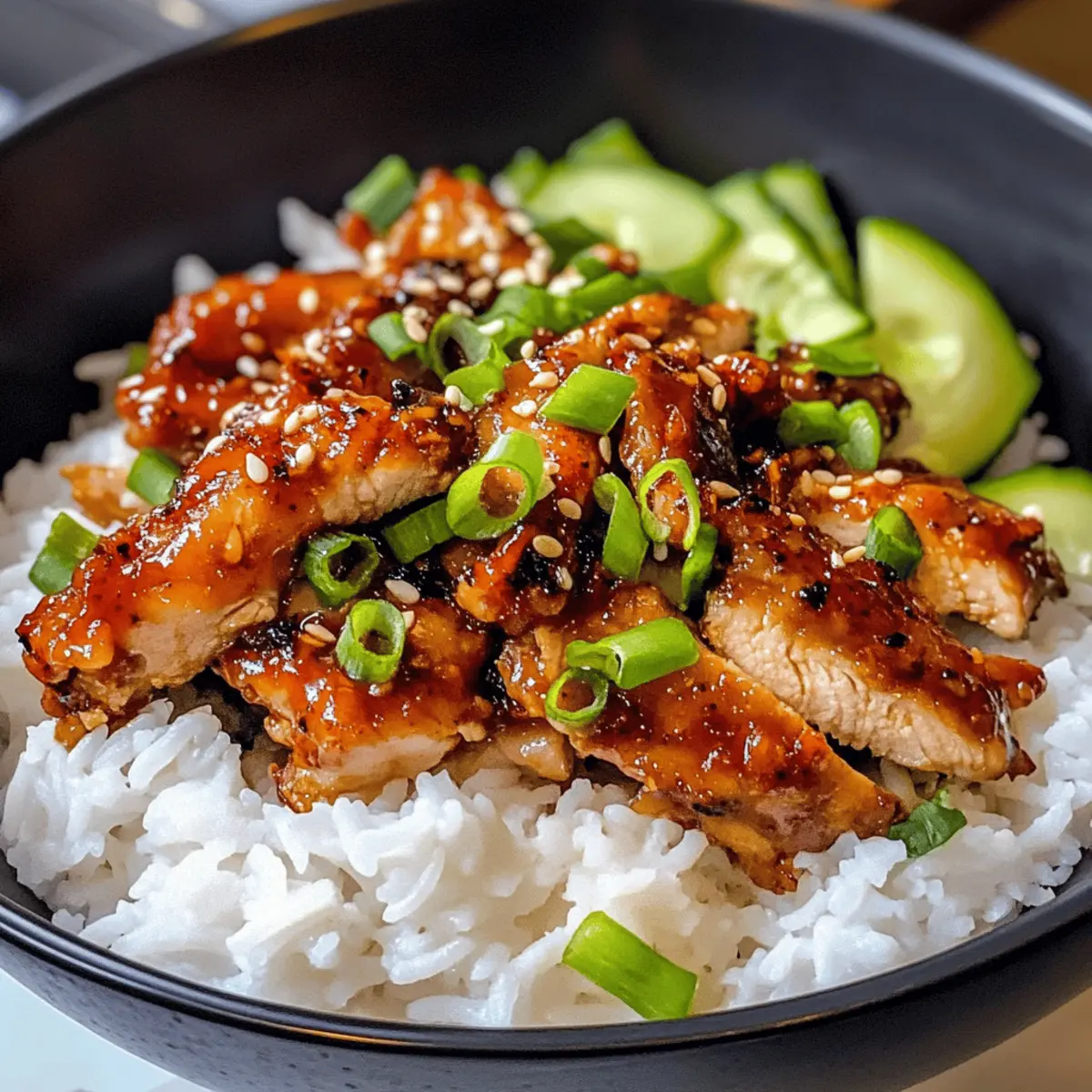 Scharfes koreanisches Hähnchen Bulgogi schnell zubereitet