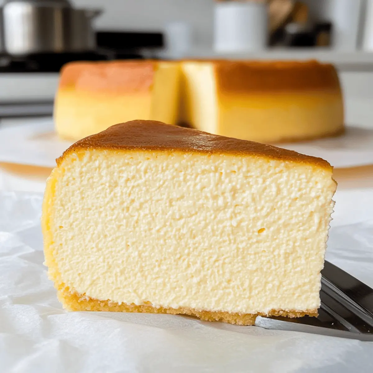 Wackiger japanischer Käsekuchen für deine Küche