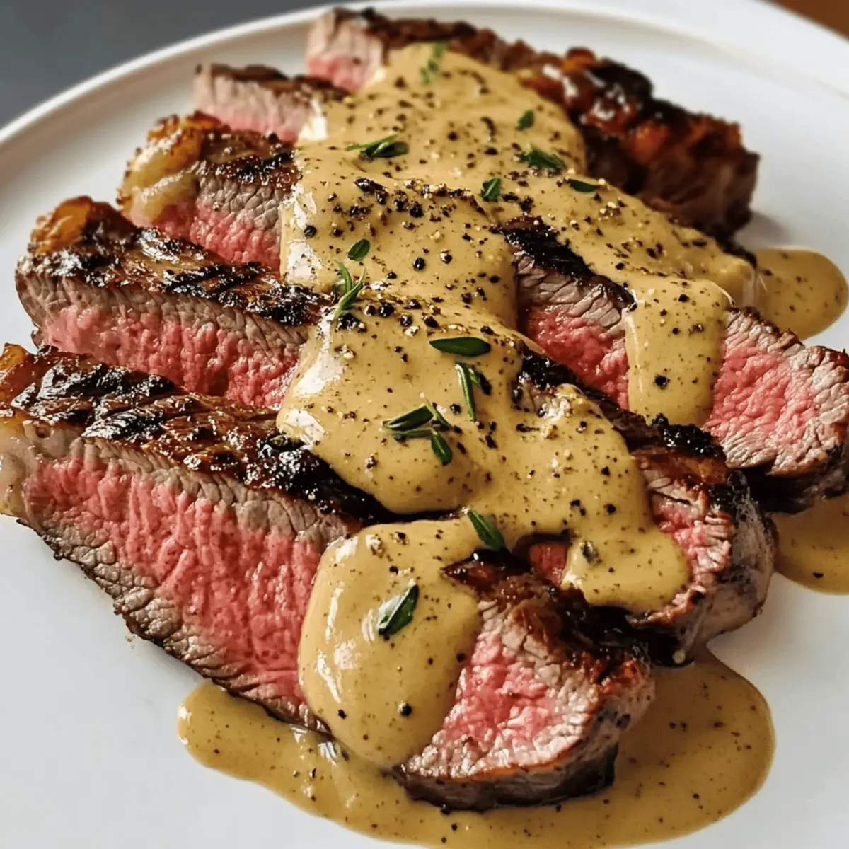 Steak mit cremiger Pfeffersauce schnell zubereiten