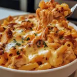 BBQ Hühnchen Mac und Käse