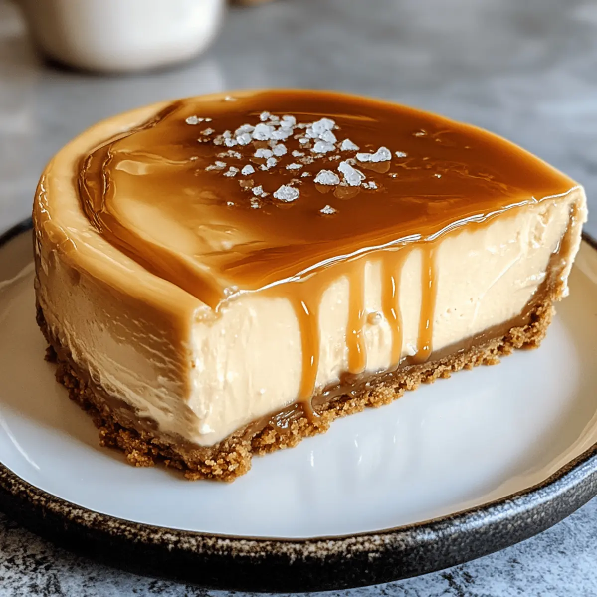 Gesalzener Karamell-Käsekuchen für perfekte Genussmomente