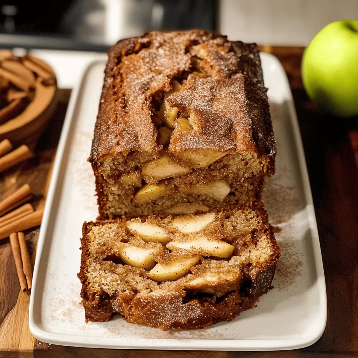 Zimt Apfel Brot für dein gemütliches Frühstück