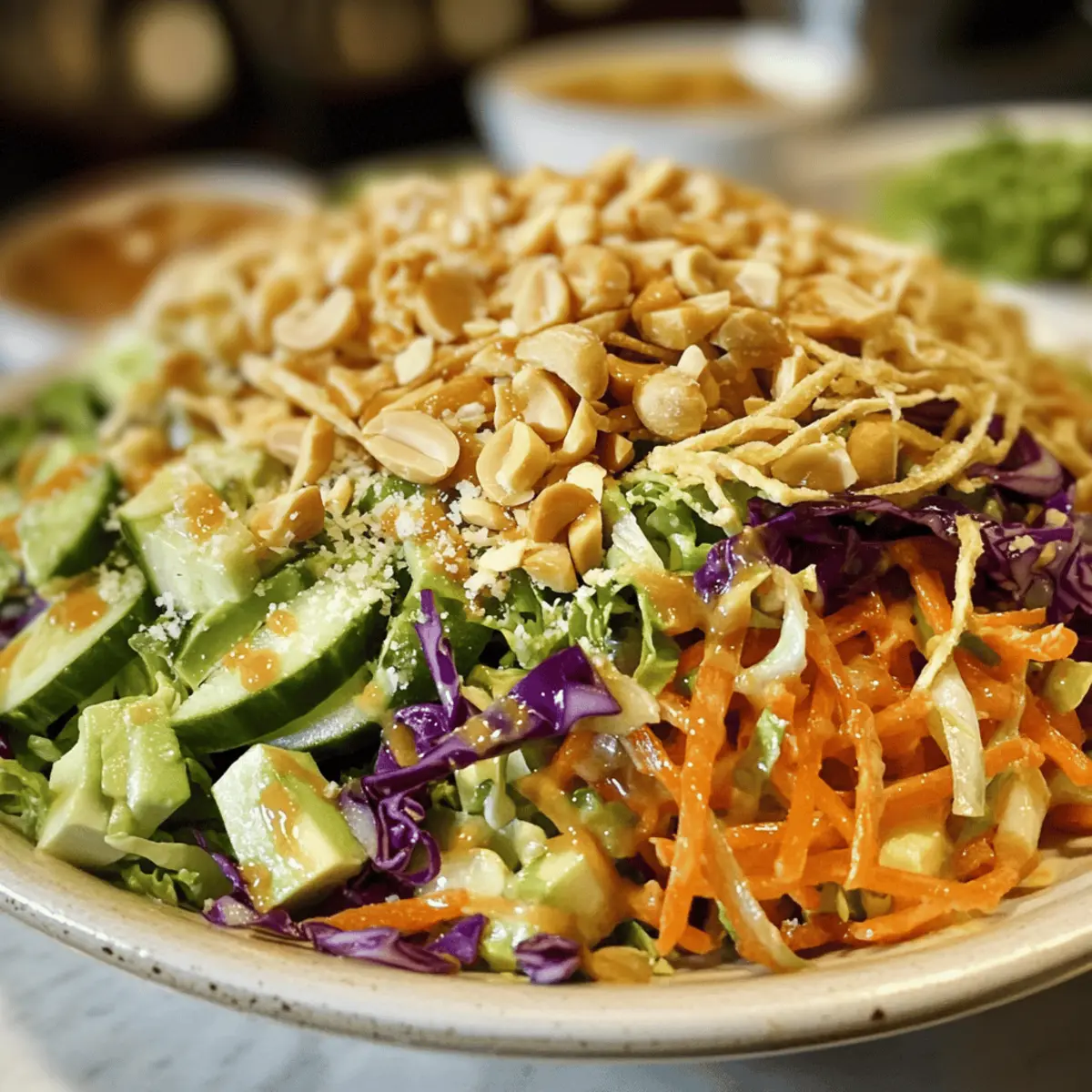 Pizza Küche Thai Crunch Salat – Frisch & Knackig genießen