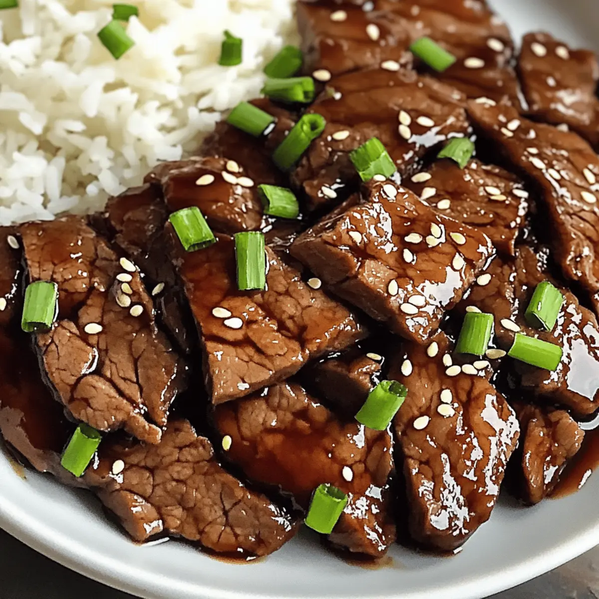 Einfache Rindfleisch-Teriyaki für schnelles Abendessen