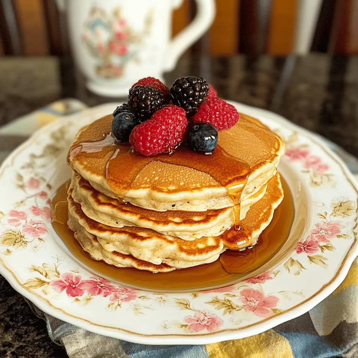 Vanille Zimt Buttermilch Pfannkuchen für Genießer