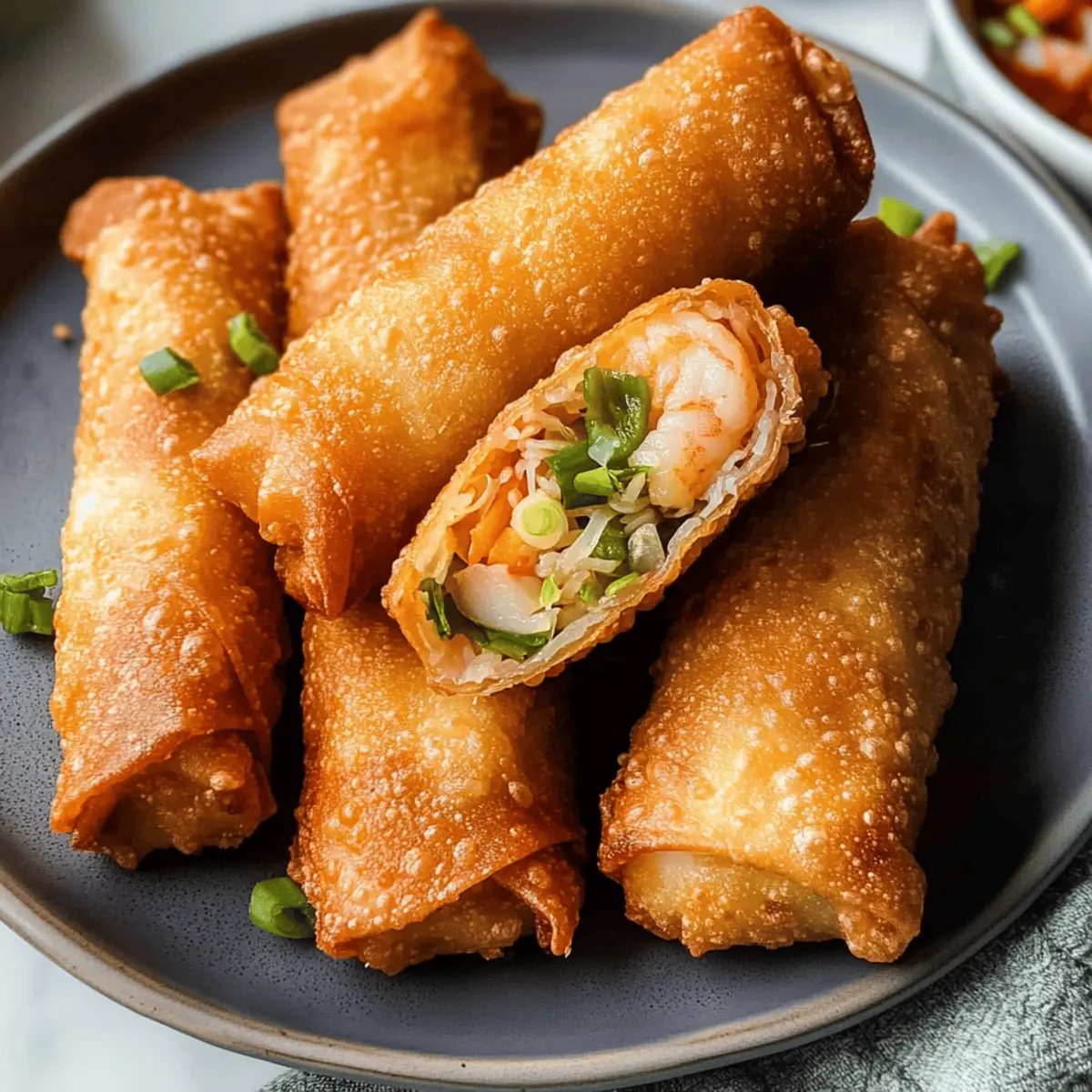 Krosse Shrimp-Eigelrollen für deinen Snack-Hunger