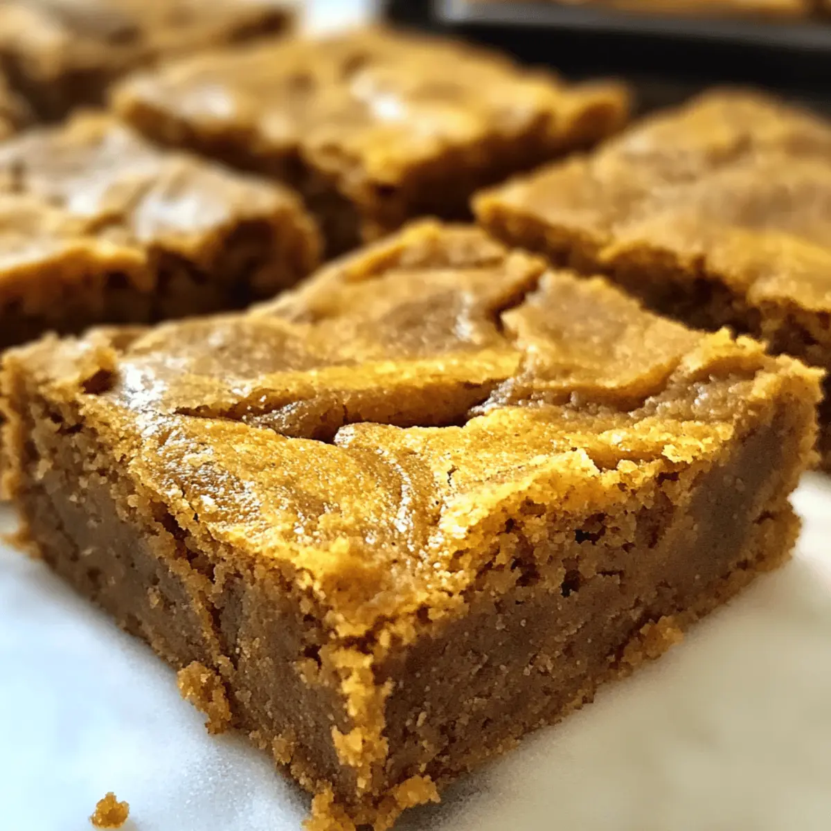 Kürbis Ahorn Blondies für den perfekten Herbstgenuss