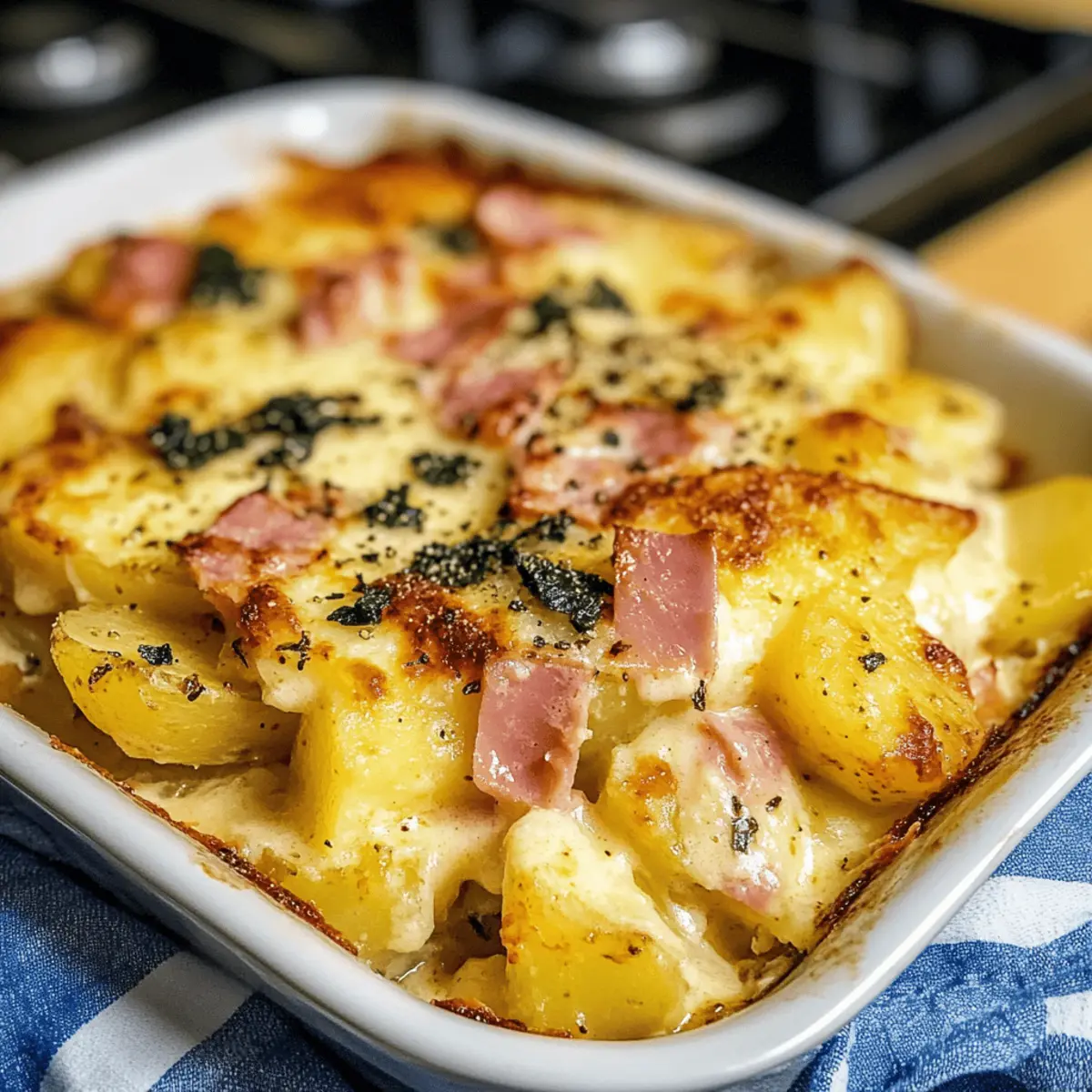 Carbonara Kartoffelauflauf für die ganze Familie