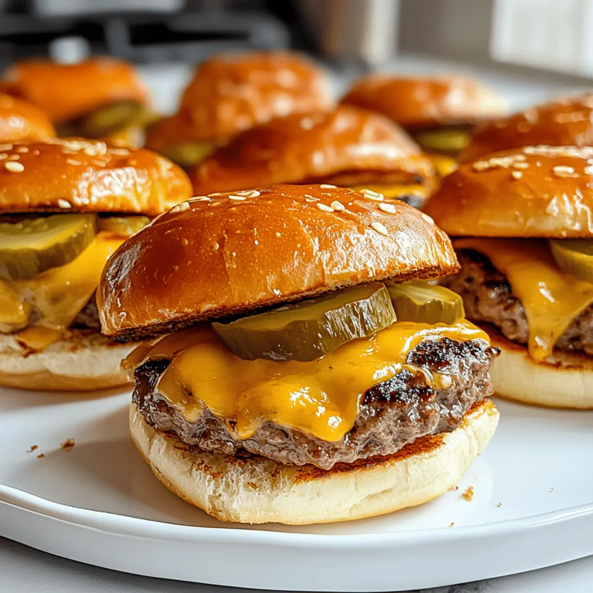 Cheeseburger Slider: Einfache, köstliche Häppchen