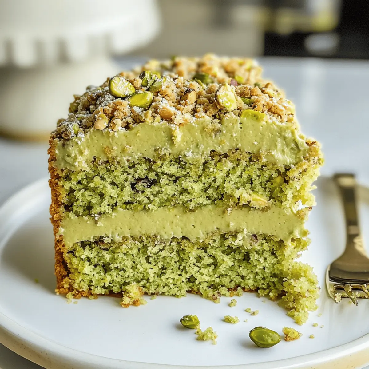 Veganer Pistazienkaffee-Kuchen für die Seele