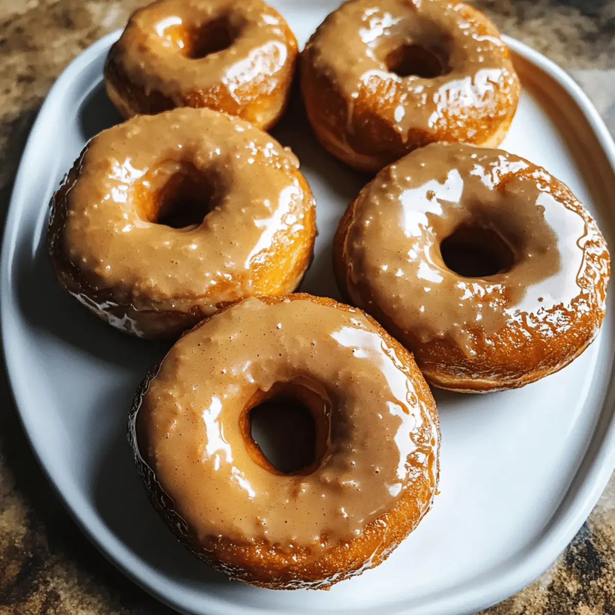 Gebratene Kürbisdonuts mit Ahorn-Glasur für Herbstgenuss