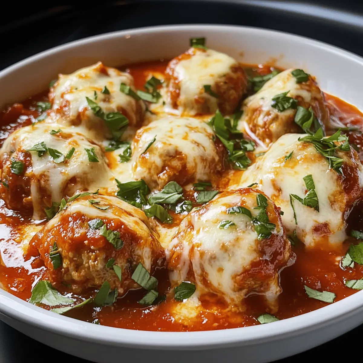 Slow Cooker Hänchen Parmigiana Fleischbällchen Genuss
