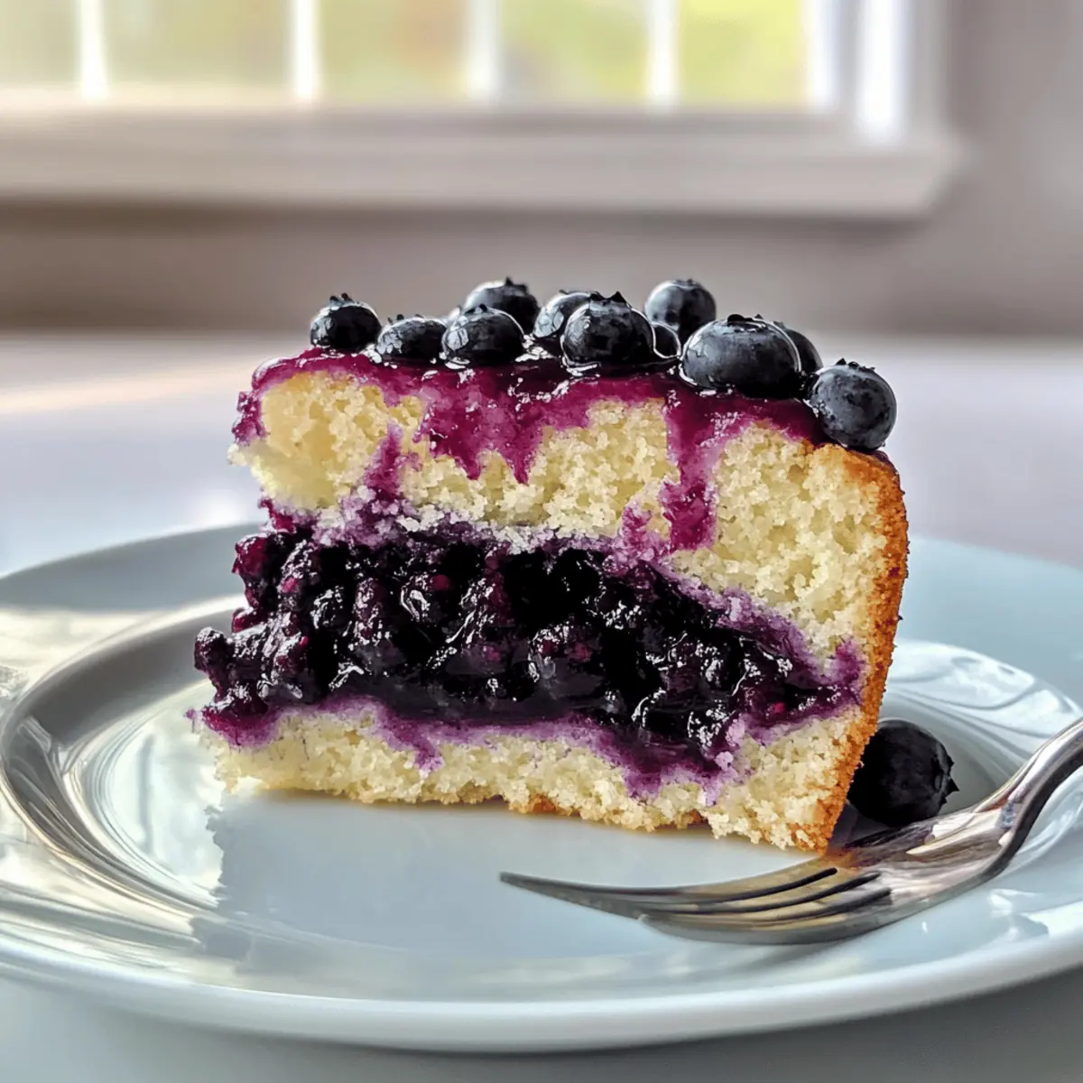 Einfache Blaubeerkompott Kuchen- und Cupcake-Füllung