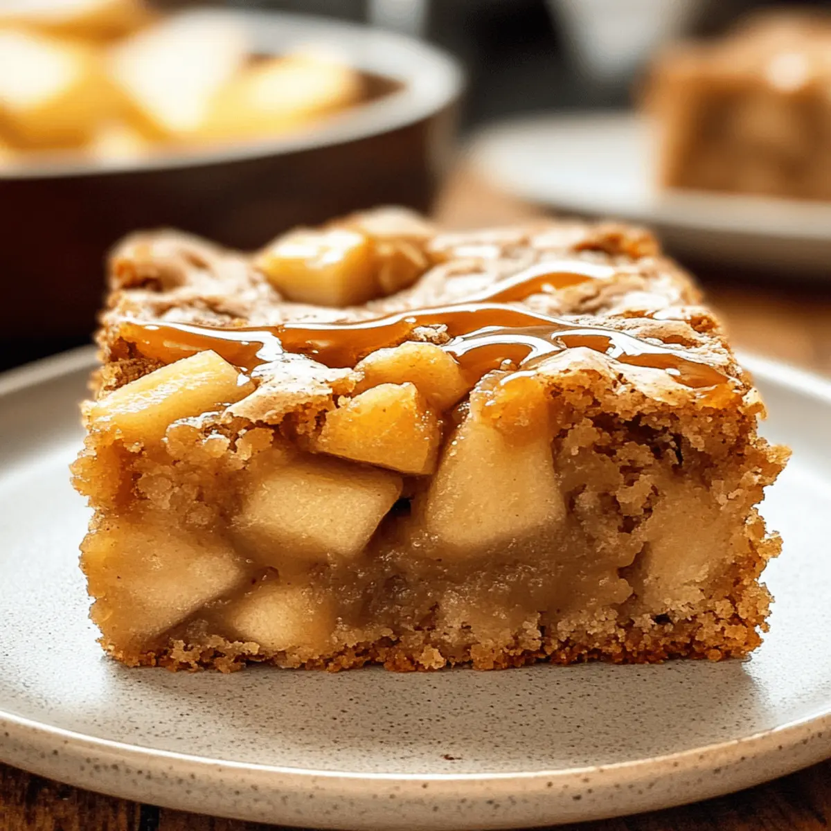 Apfel Blondies: Chewy Genuss für jeden Anlass