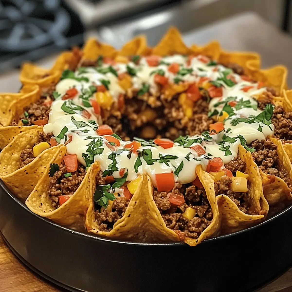 Bundt-Pfanne Nachos: Der Hit für jedes Fest!