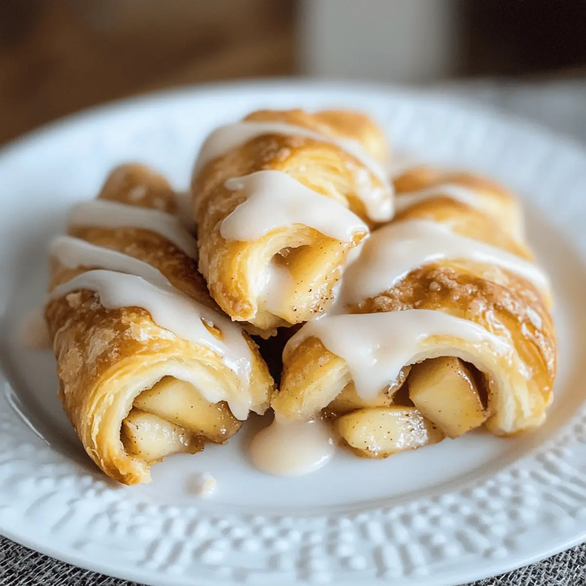 Äpfel Zimt Frischkäse Wickel in 30 Minuten