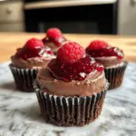 Heirate mich No-Bake Himbeer-Schokoladenmousse-Becher
