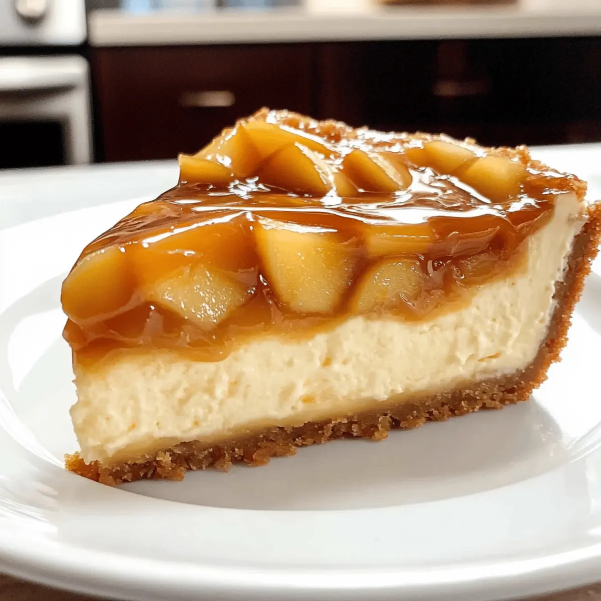 Karamell-Apfel-Käsekuchen für den perfekten Herbst