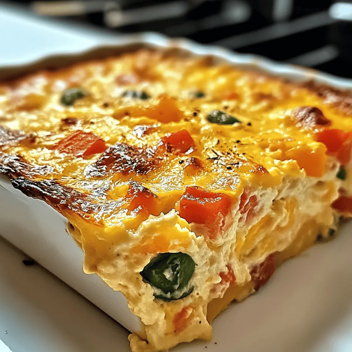 Hüttenkäse-Eierauflauf für einen gesunden Start