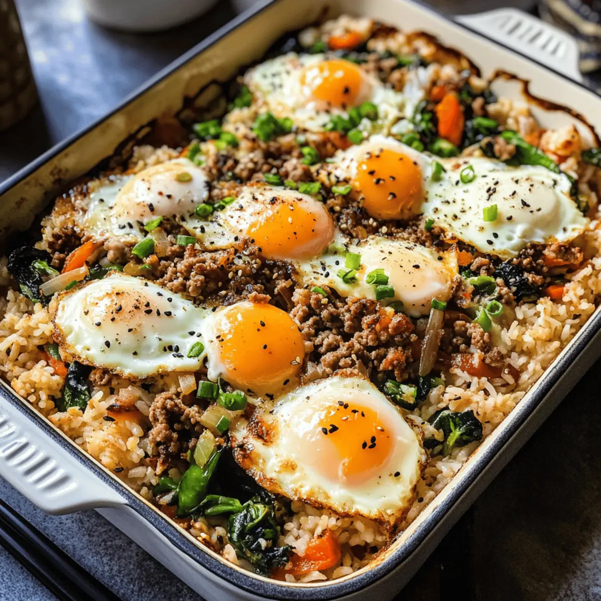 Bibimbap-Auflauf leicht gemacht und mega lecker