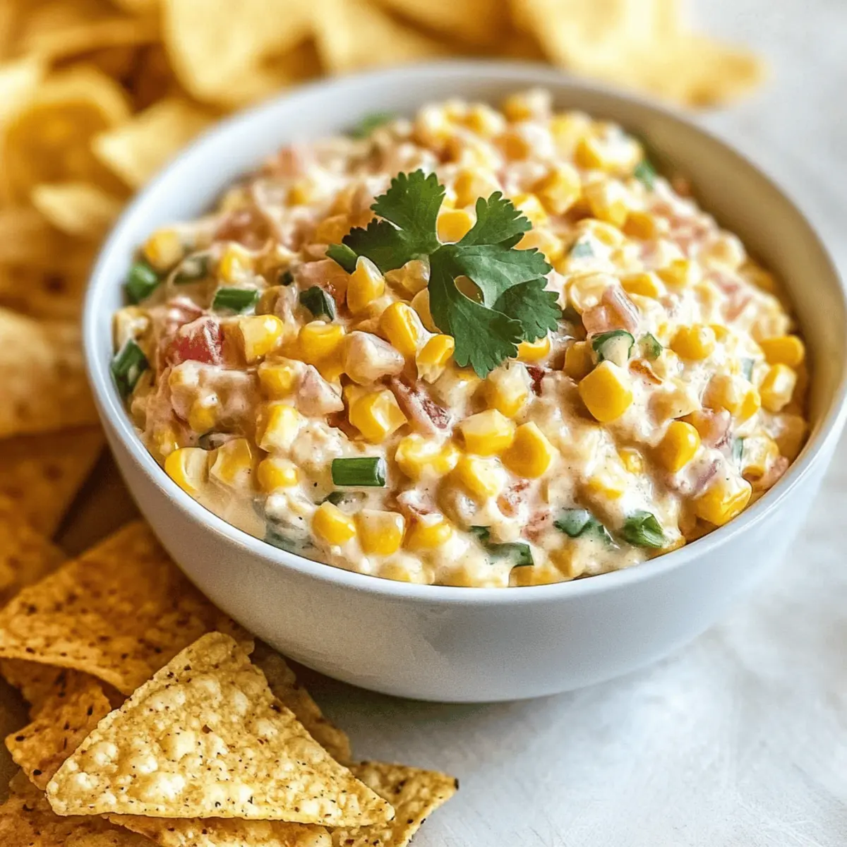 Einfache traditionelle Maisdip für jede Party