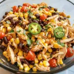 Südwestlich gewürzter Hühnersalat