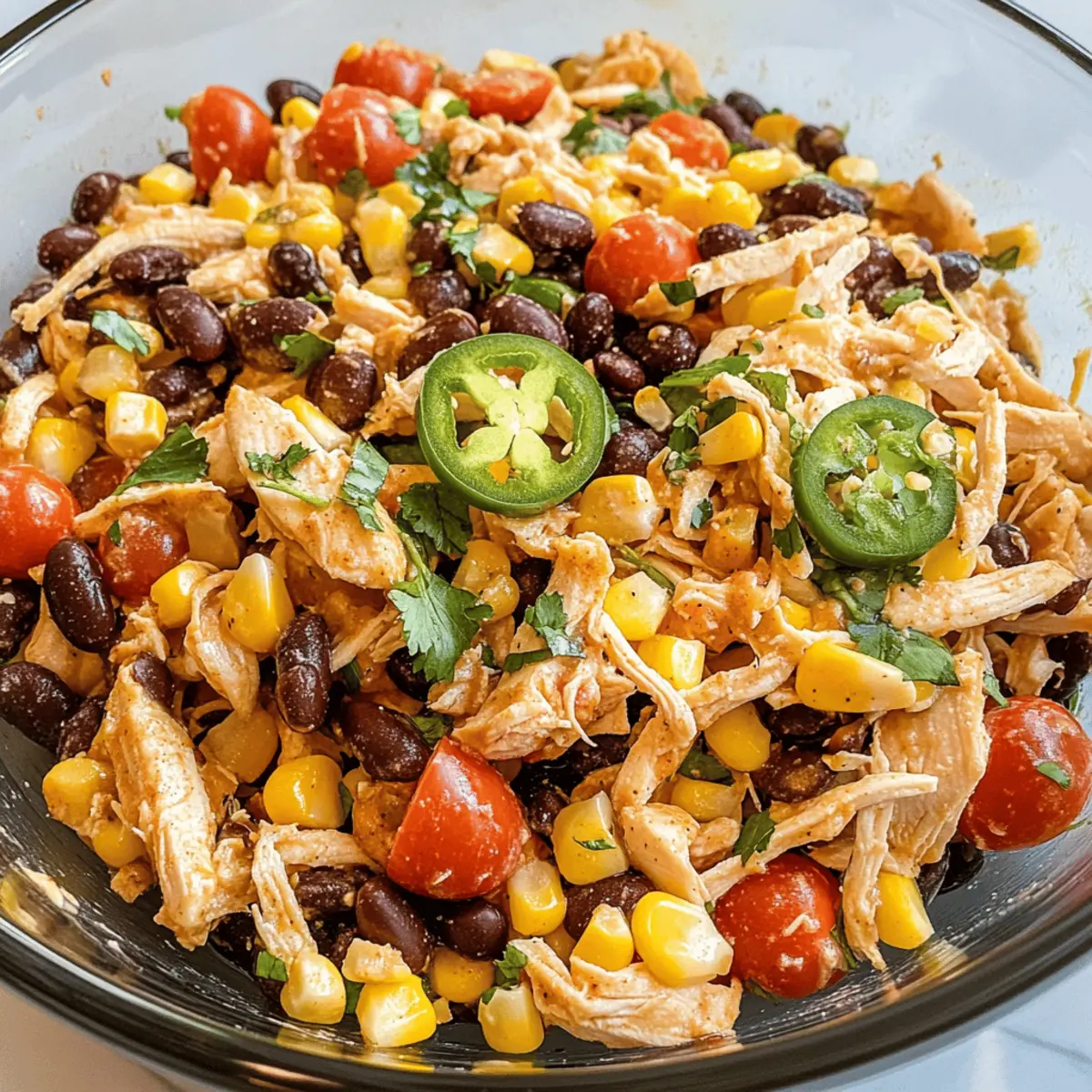 Südwestlich gewürzter Hühnersalat für jeden Tag