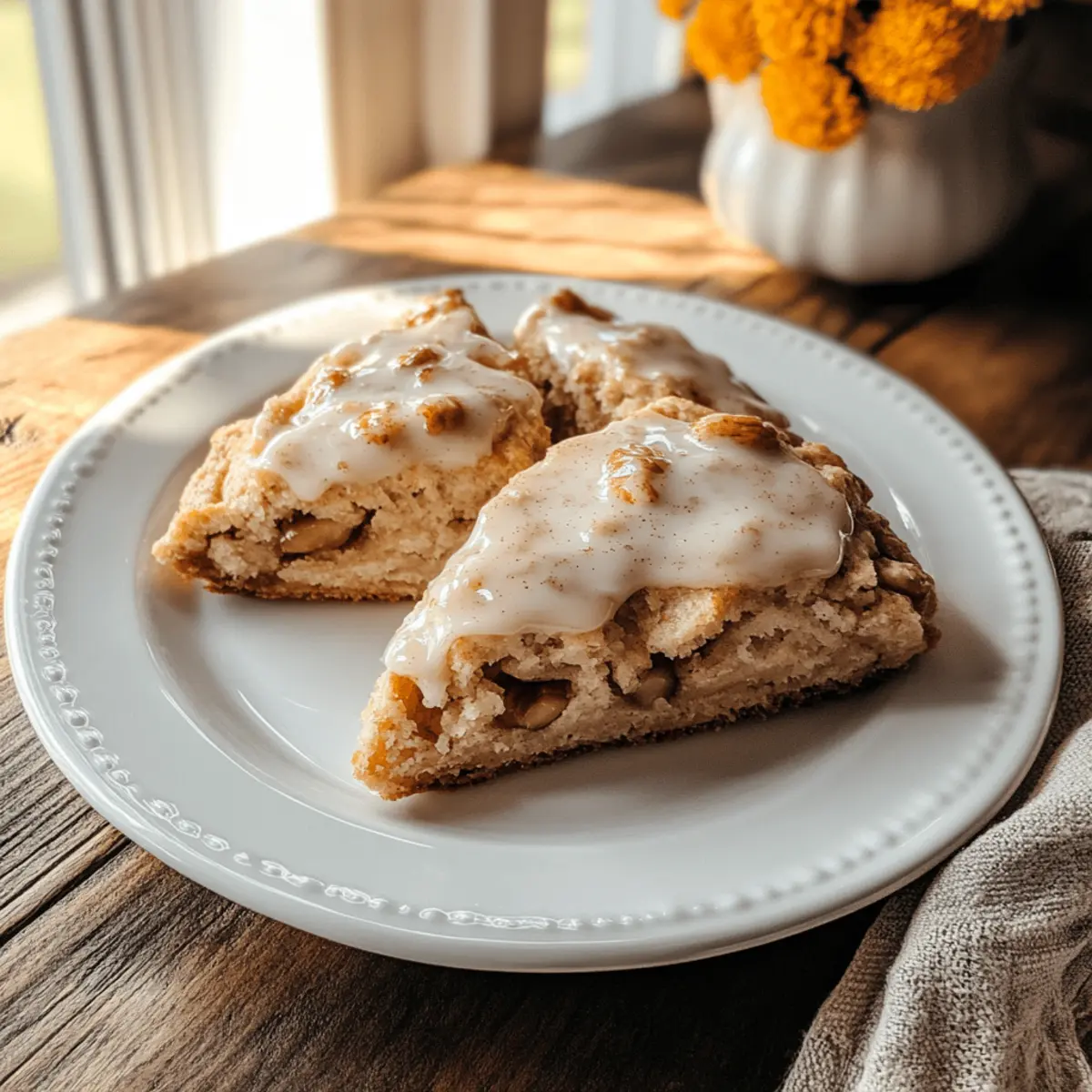 Zimt-Ahorn-Walnuss-Scones für dein perfektes Frühstück