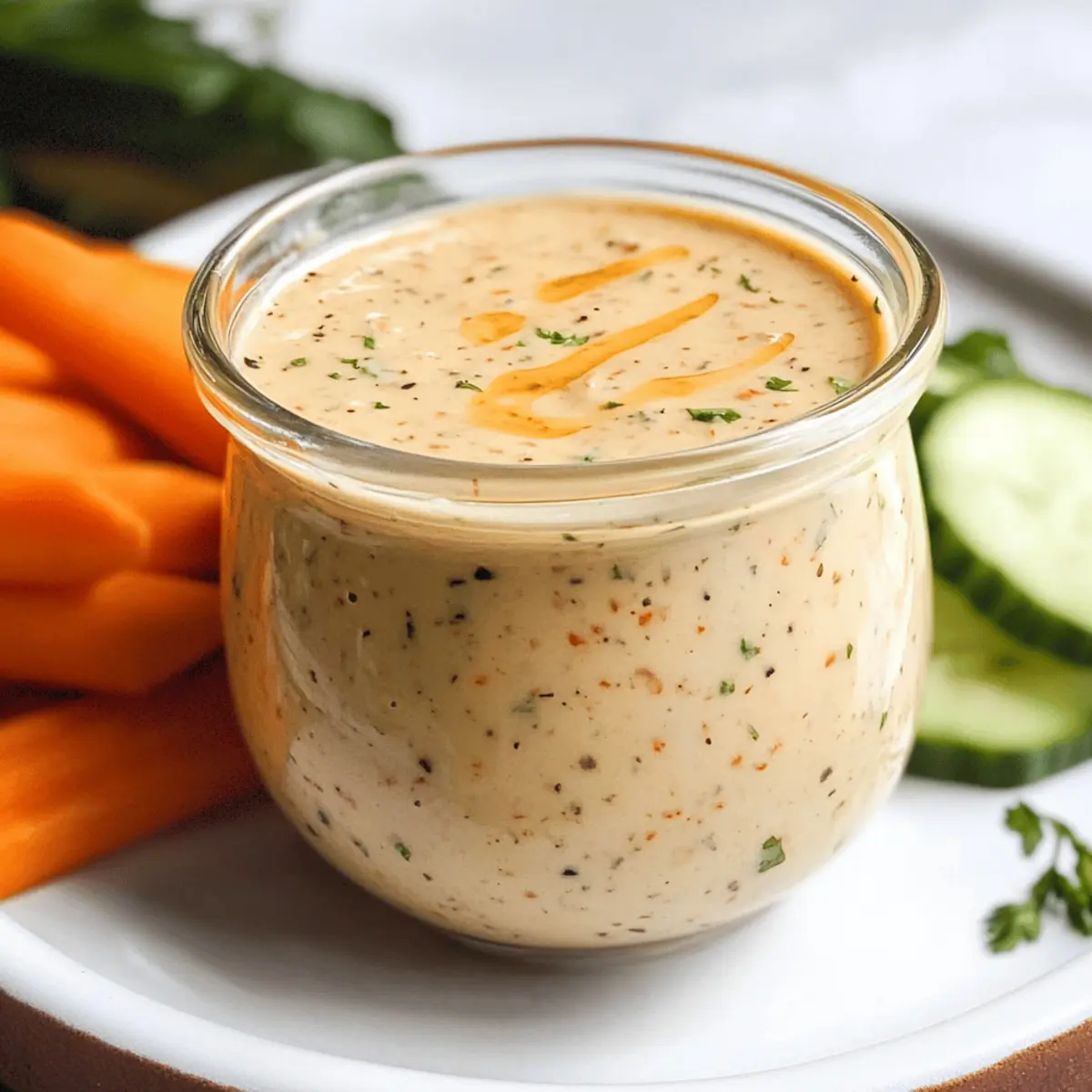 Scharfe Honig Ranch für deinen perfekten Salat