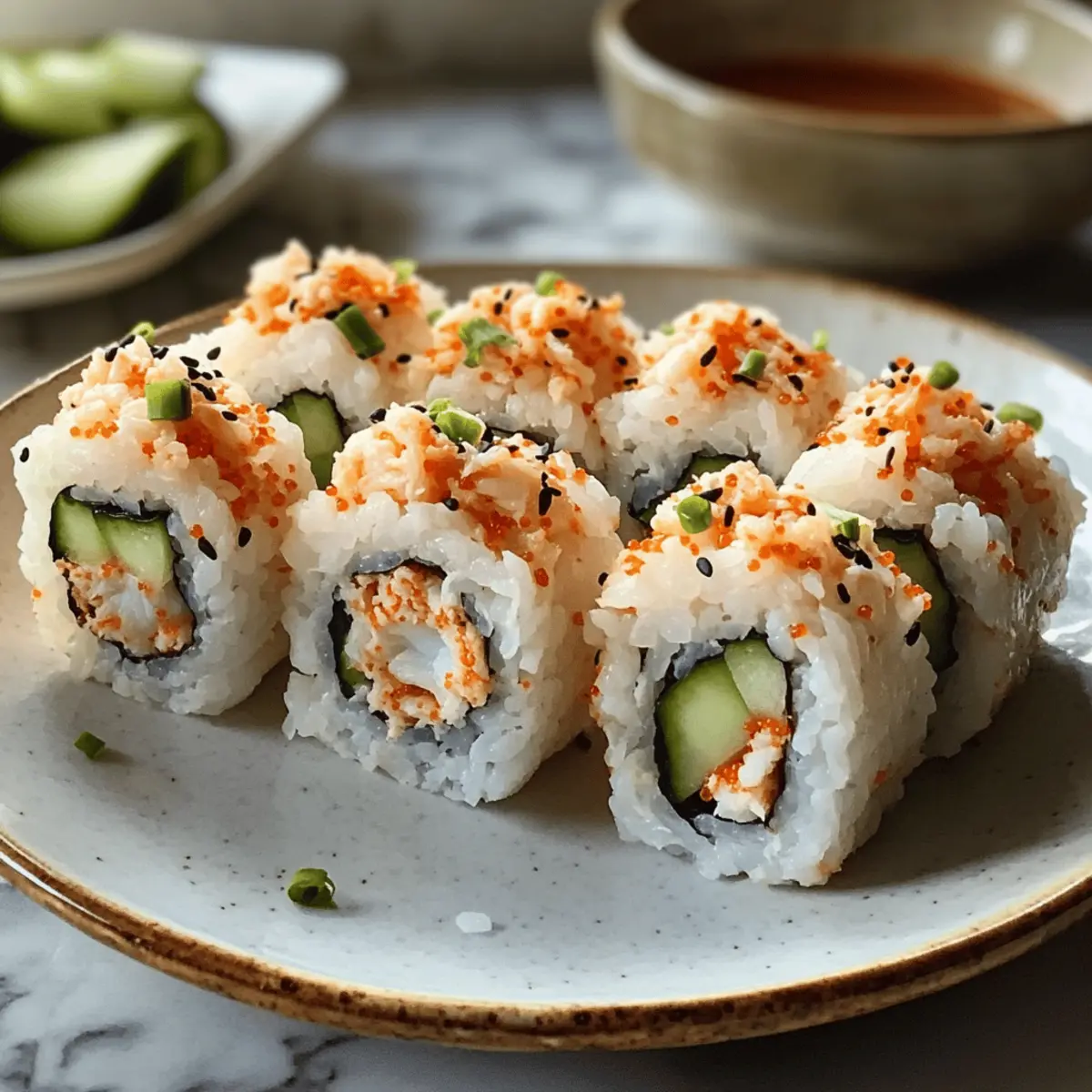 Würziger Krabbensushi-Roll: Einfaches Rezept für Zuhause