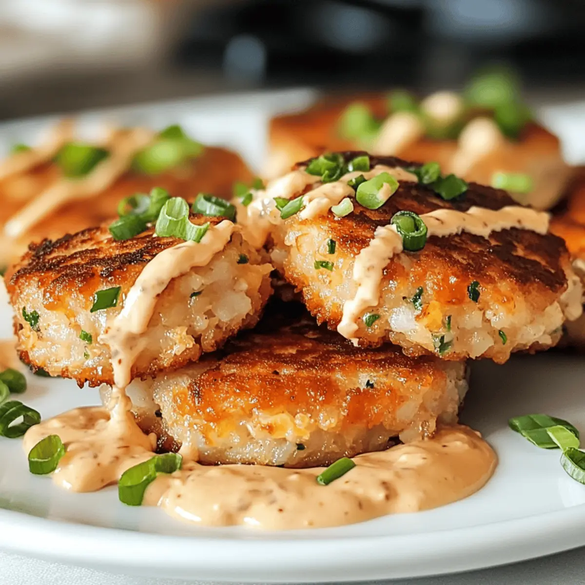 Würzige asiatische Thunfischkuchen mit scharfer Mayo