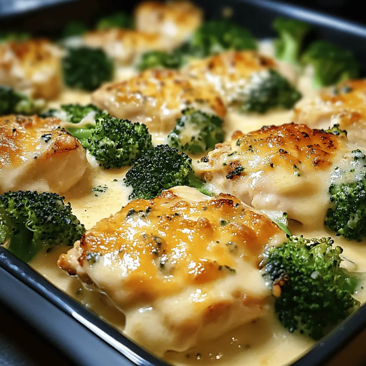 Brokkoli-Hähnchenfilets in cremiger Käsesauce