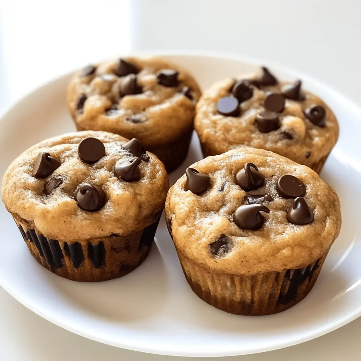 Erdnussbutter Bananen Muffins ohne Mehl zaubern